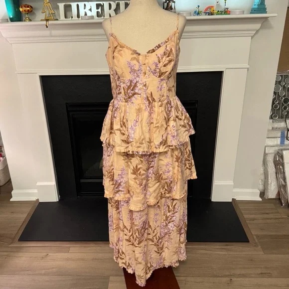 knee length dresses for ladies RENT House of Harlow X Revolve Hera Fringe Maxi Dress – The BridalMaid  Boutique main image 1